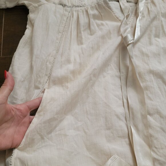 Free People 5 O Clock Tea Time Mini Dress Womens Peasant Prairie Enchanting - Picture 6 of 9